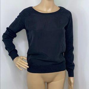 Allsaints Gray Sweater/Blouse Long Sleeve